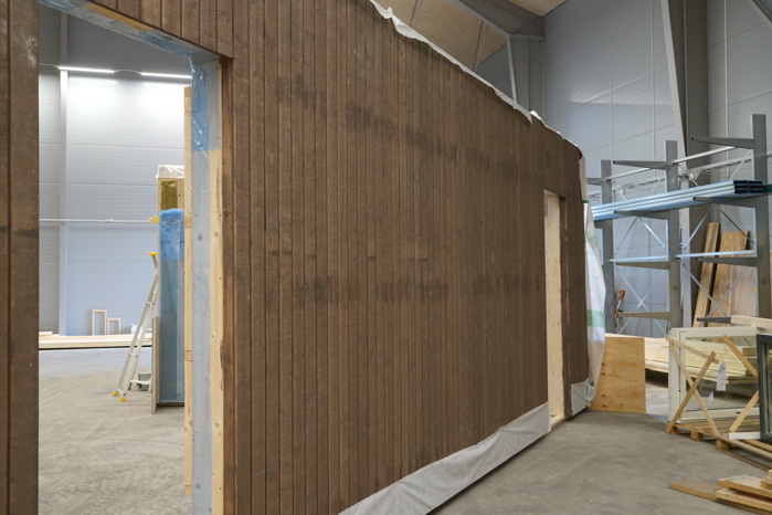 Vägg som byggs av Husgruppen, intervju med Nivika Fastigheter