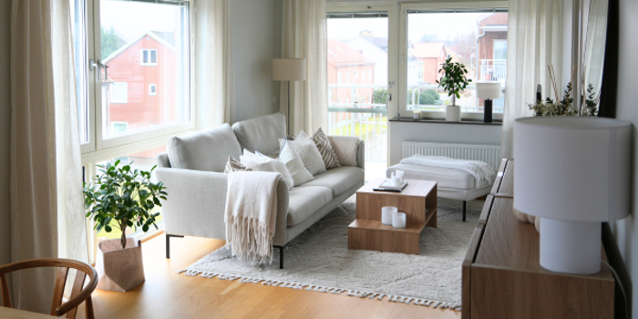 Möbler och inredning från en lägenhet hos hyresgäst - Nivika Fastigheter AB